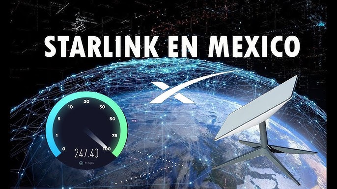 Velocidades de internet satelital Starlink