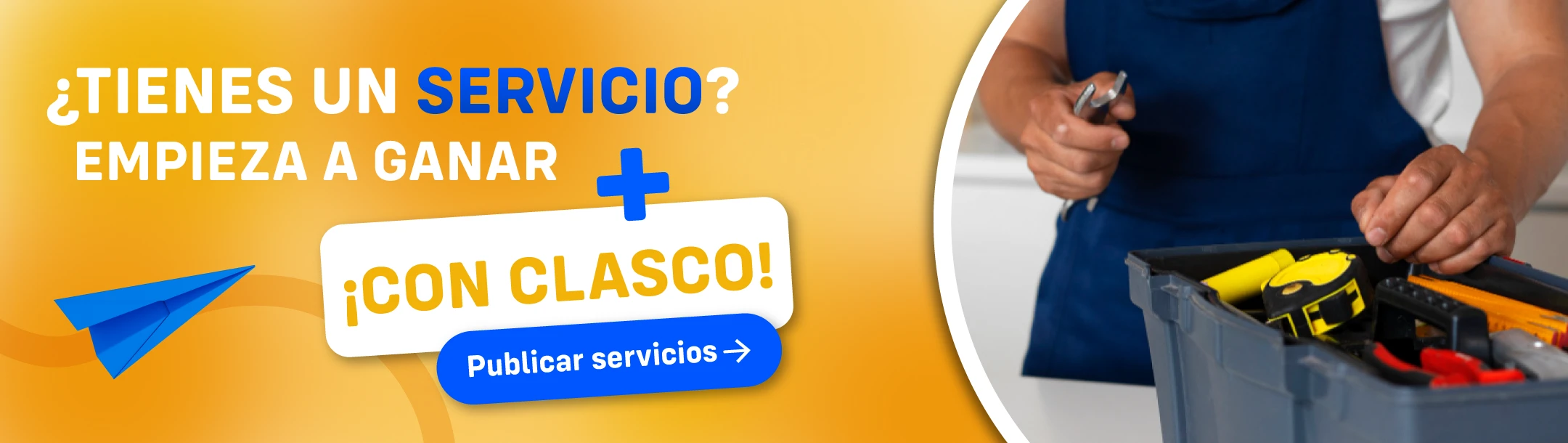 Banner de rebajas de otoño en clasco